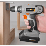 TRAPANO AVVITATORE BATTERIA 2AH 18V MANDRINO AUTOSERRANTE CARICABATTERIE 372 BTV - immagine 2