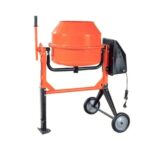 BETONIERA 120L 550W 240V IMPASTATRICE ELETTRICA MISCELATORE CEMENTO 2 RUOTE 126d