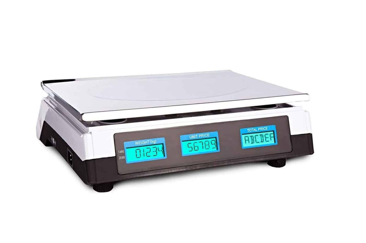 BILANCIA ELETTRONICA PROFESSIONALE DA BANCO DIGITALE 40 KG 2 GRAMMI CUCINA 194AR - immagine 2