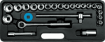 Set chiavi bussola bussole cricchetto 1/2" 24 pz 8 30 mm 400to
