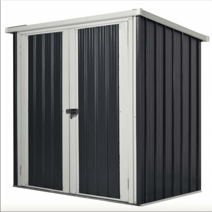 CASETTA 2 CASA CASETTA RIPOSTIGLIO ARMADIO DA GIARDINO LAMIERA cm 147x86 PORTA ATTREZZI 1,25 MQ 430 - immagine 1