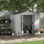 CASA CASETTA RIPOSTIGLIO CAPANNA DA GIARDINO LAMIERA PORTA ATTREZZI 2,8 MQ 030WT - immagine 2