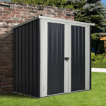 CASA CASETTA RIPOSTIGLIO ARMADIO DA GIARDINO LAMIERA cm 147x86 PORTA ATTREZZI 1,25 MQ 430 - immagine 2