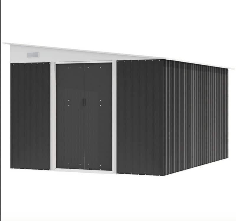 CASETTA CASA CASETTA RIPOSTIGLIO CAPANNA DA GIARDINO LAMIERA PORTA ATTREZZI 9,5 MQ 529 - immagine 1