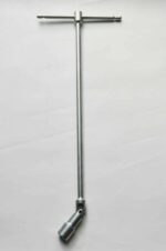 CHIAVE A T SNODATA SNODO LUNGA BUSSOLE BUSSOLA CANDELA CANDELETTE CANDELE 18 MM - immagine 3