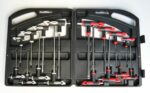 SET KIT 16 PZ CHIAVI CHIAVE A T ESAGONALI TORX LUNGHE VALIGETTA CASSETTA 052 - immagine 4