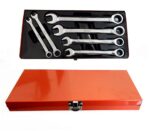 CHIAVI COMBINATE CRICCHETTO FISSE 6PZ CHROME VANADIUM 8 10 13 14 17 19 MM 021OX