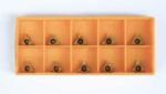 10 PLACCHETTE INSERTO UTENSILI TORNIO INSERTI TRIANGOLARI LATO 9 MM TCMT09