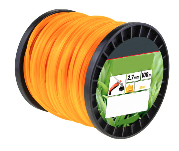 FILO 3 MM FILO PER DECESPUGLIATORE STELLA STELLATO 3 MM 100 MT BOBINA TAGLIAERBA CAVO MATASSA 533a - immagine 1