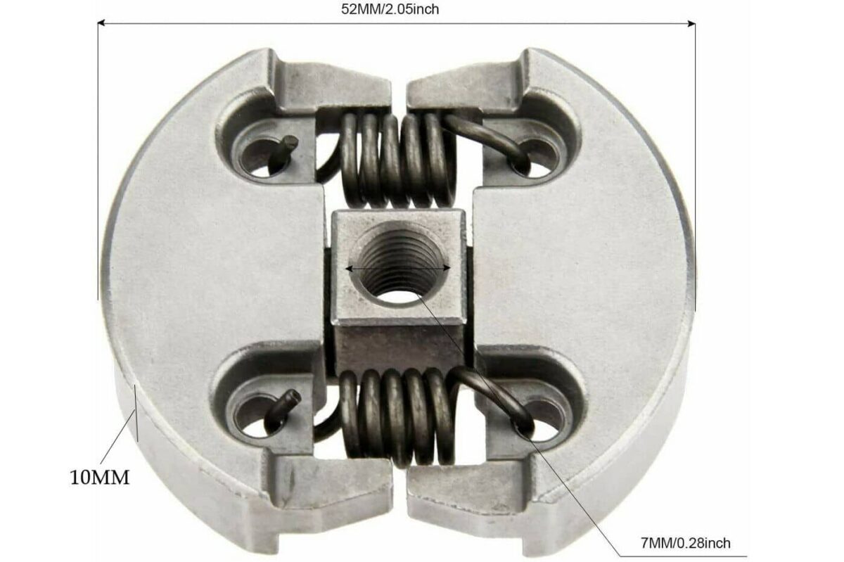 FRIZIONE MOTOSEGA 25cc 2500 RICAMBIO MOTOSEGHE SEGA POTA POTATURA - immagine 2