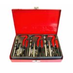 KIT RIPARAZIONE FILETTI 88PZ ELICOIDI MASCHI RIPRISTINA FILETTATURE CUSTODIA 501