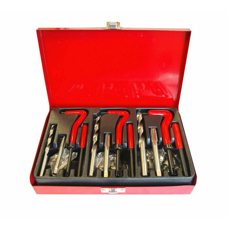 HELICOIL 88 PZ KIT RIPARAZIONE FILETTI 88PZ ELICOIDI MASCHI RIPRISTINA FILETTATURE CUSTODIA 501 - immagine 1