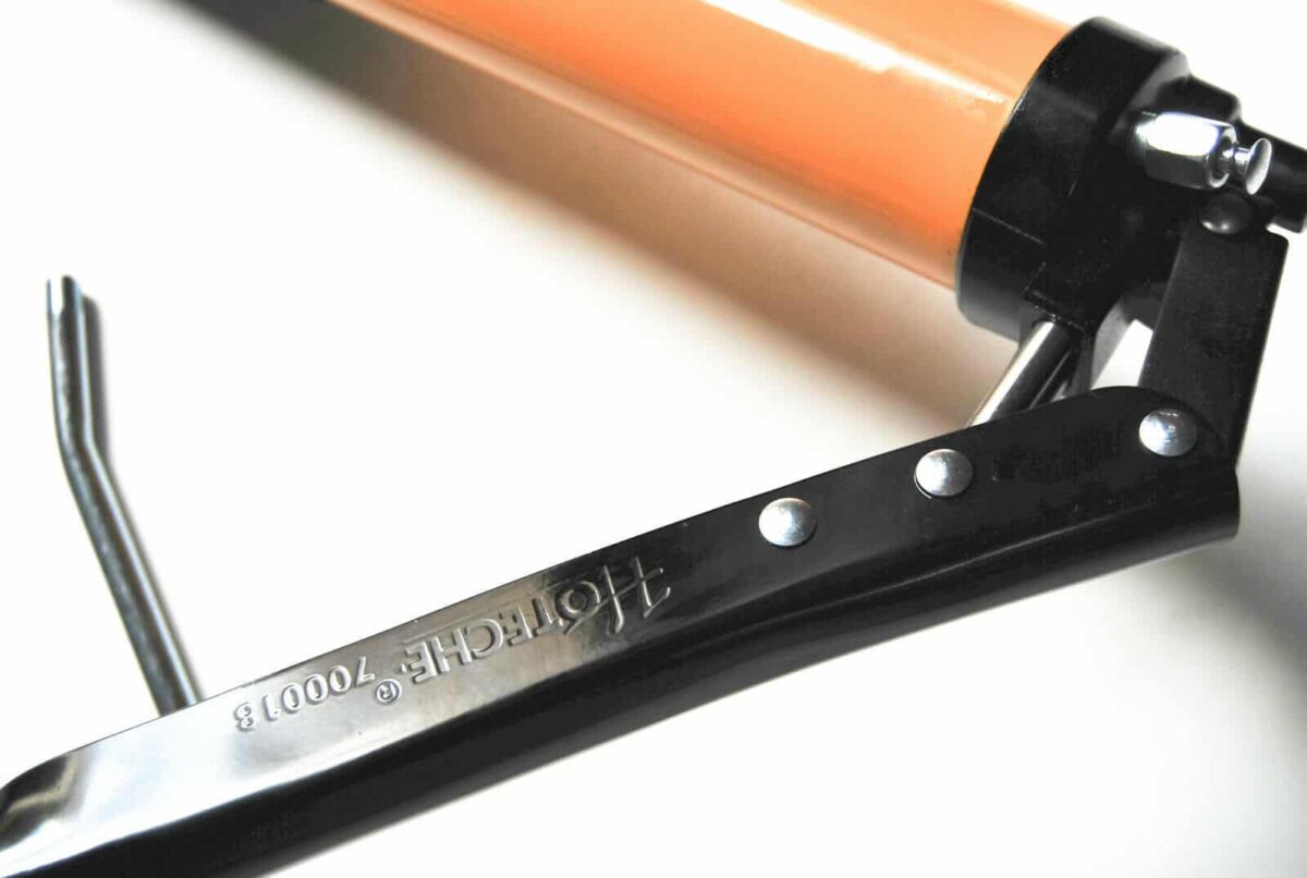 INGRASSATORE A LEVA CON UNA MANO TUBO E TESTINA POMPA GRASSO MANUALE 600cc 714 - immagine 3