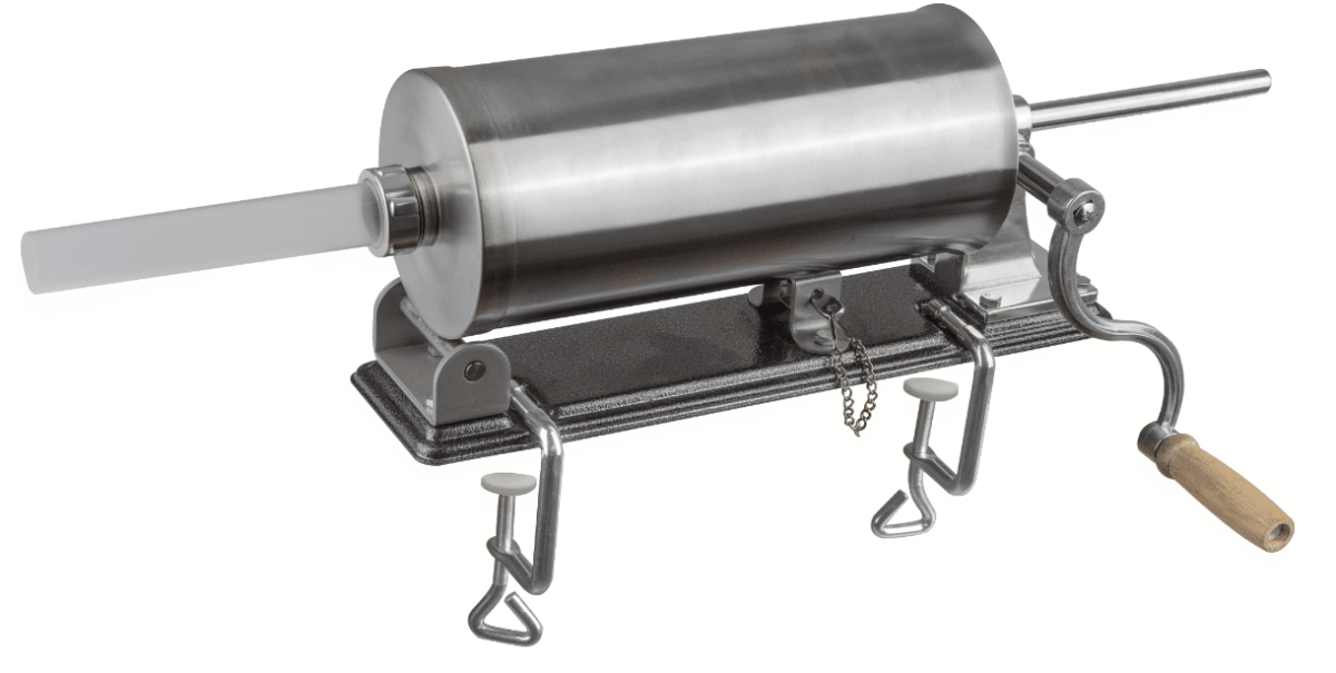 INSACCATRICE MANUALE 3KG MACCHINA PRODUZIONE SALSICCE INSACCATI SALUMI INOX 509e - immagine 6