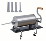 INSACCATRICE MANUALE 3KG MACCHINA PRODUZIONE SALSICCE INSACCATI SALUMI INOX 509e - immagine 4