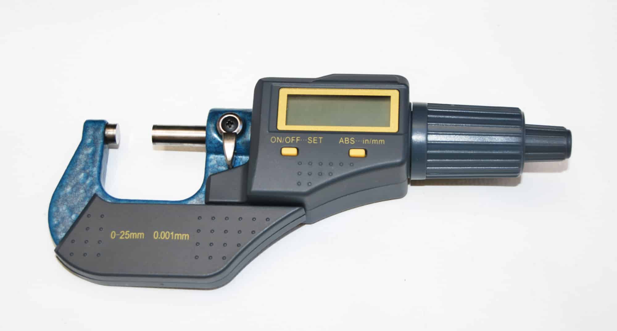 MICROMETRO 0-25 MM MICROMETRO MILLESIMALE DIGITALE 0 ÷ 25 mm spessimetro spessore 7 - immagine 1