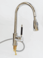 RUBINETTO CUCINA DOCCETTA ESTRAIBILE MISCELATORE MONOCOMANDO LAVELLO CROMATO 959 - immagine 2