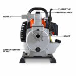 MOTOPOMPA AUTOADESCANTE POZZO PER ACQUA MOTORE A SCOPPIO 42,7CC 1,25 KW 019 - immagine 4