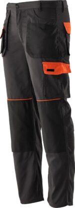 COMPLETO LAVORO GIACCA PANTALONE TUTA GIUBOTTO 2PZ MECCANICO TECNICO TASCHE TO TAGLIA XL - immagine 7