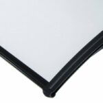 PENSILINA TETTOIA POLICARBONATO COMPATTO PLEXIGLAS COPERTURA PORTA 150x100cm 730 - immagine 2