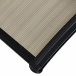 PENSILINA TETTOIA POLICARBONATO ALVEOLARE PLEXIGLAS COPERTURA 120x80cm FUME' 402 - immagine 2