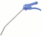 Pistola aria soffiaggio per compressore con canna lunga 1/4" curva 30cm 300mm 13Nsa