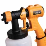 PISTOLA A SPRUZZO SPRAY VERNICE PITTURA 450 W 800 ML PARETI MURO EDILIZIA 963 ox - immagine 3