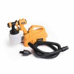 PISTOLA A SPRUZZO SPRAY VERNICE PITTURA 450 W 800 ML PARETI MURO EDILIZIA 963 ox - immagine 2