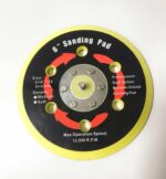 PLATORELLO DISCO 6 FORI A STRAPPO 150 mm PER LEVIGATRICE ROTORBITALE 6 POLLICI