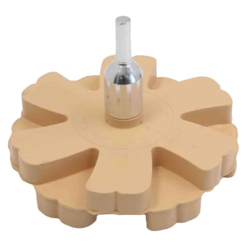 PLATORELLO GOMMA Platorello gomma elimina rimozione adesivi colla carrozzeria contrappesi 679sa - immagine 1