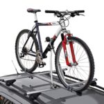 PORTABICI DA TETTO BARRE AUTO ACCIAIO DOPPIO POMELLO 1 PORTA BICI BICICLETTA 042