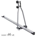 PORTABICI DA TETTO BARRE AUTO ACCIAIO DOPPIO POMELLO 1 PORTA BICI BICICLETTA 042 - immagine 5