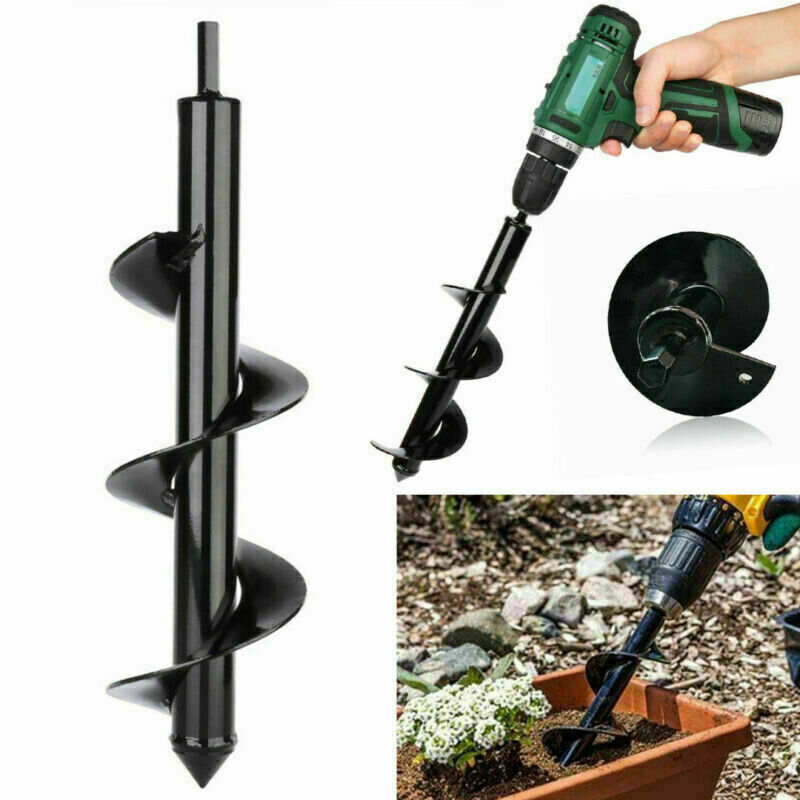 PUNTA PUNTA TRIVELLA TRAPANO SPIRALE RICAMBIO Ø50 x 220 mm PIANTE FORO GIARDINO PIC2 - immagine 1