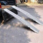 RAMPA DA CARICO ACCIAIO ANTISCIVOLO DA MARCIAPIEDE 200 kg PER MOTO SCOOTER 983 - immagine 3