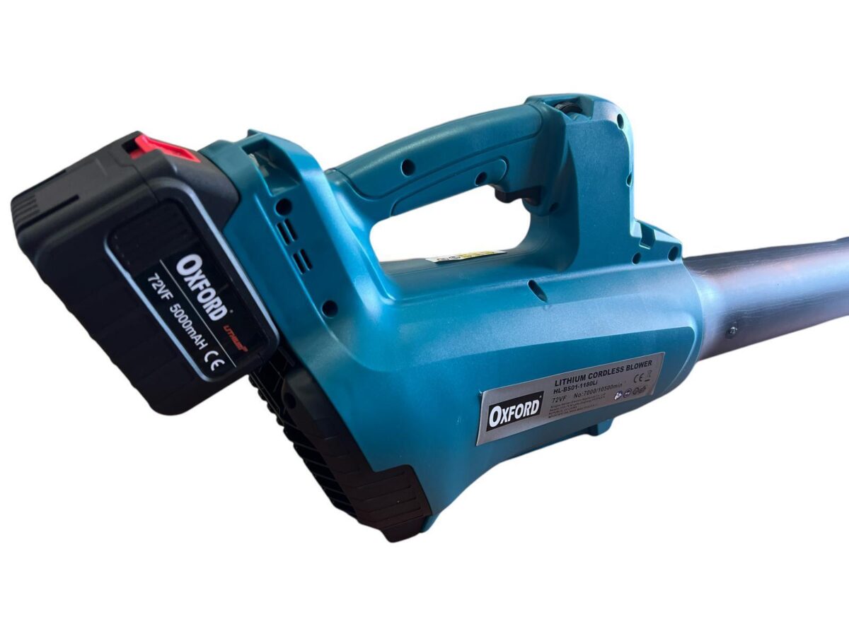 SOFFIATORE A 2 BATTERIA LITIO 5AH 72V PULIZIA GIARDINO FOGLIE GIADINAGGIO 182ox - immagine 3