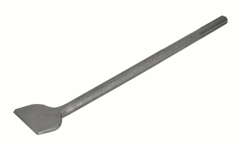 SCALPELLO INCLINATO Scalpello sds max punta a paletta piatta 80x400mm inclinato largo scalpelli 193a - immagine 1