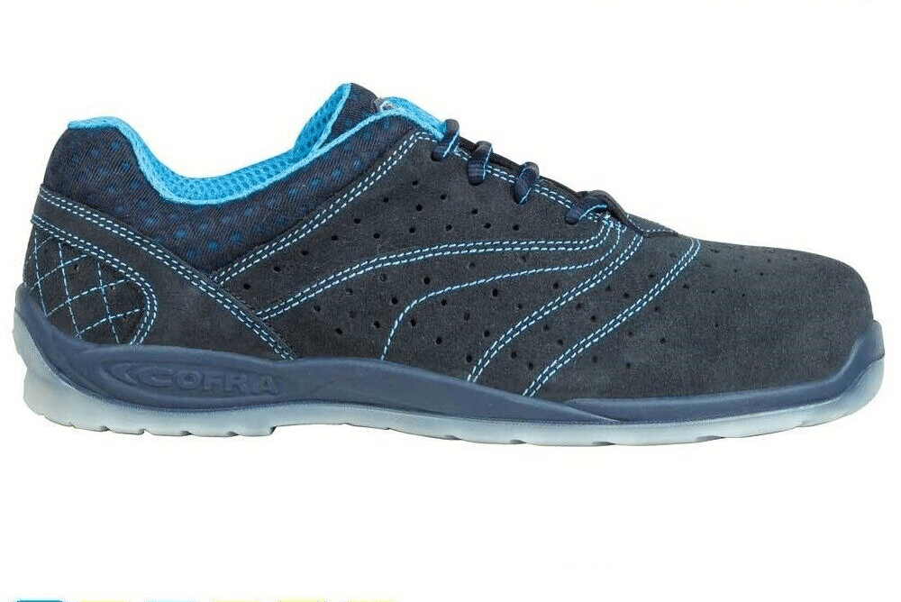 SCARPA ANTINFORTUNISTICA SCARPE ANTINFORTUNISTICHE LAVORO BASSE SCARPA COFRA LAVERAN S1 P SRC TAGLIA 46 - immagine 1