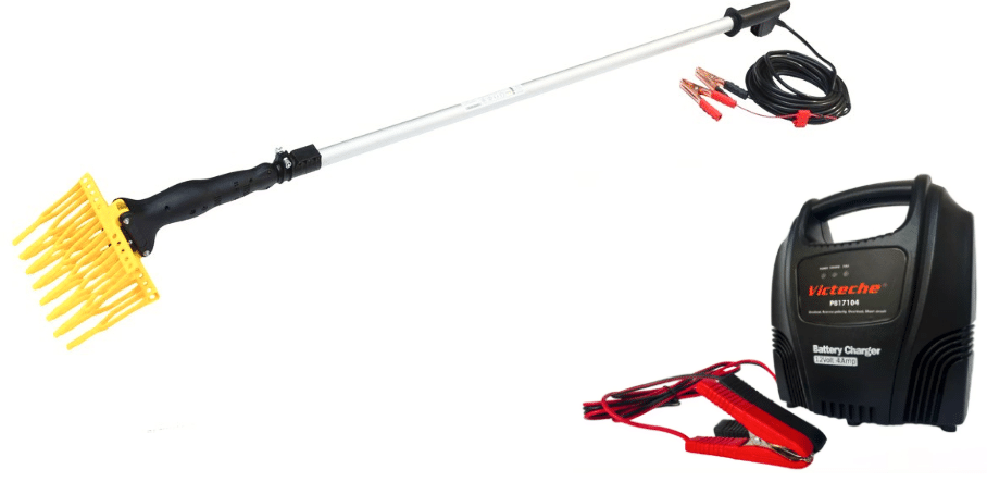 SCUOTITORE SCUOTIOLIVE ABBACCHIATORE OLIVE CON CARICABATTERIE SCUOTITORE ABBACCHIATORE OLIVE BATTERIA 12V 140W SCUOTIOLIVE CON CARICABATTERIE - immagine 1