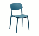 Kit 4 sedie polipropilene cucina bar ristorante sedia interno esterno verde petrolio 764v - immagine 4