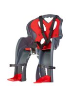 Seggiolino bici anteriore manubrio sedile bambino omologato 15kg grigio antracite 970lui - immagine 2