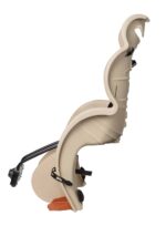 SEGGIOLINO BICI BICICLETTA BAMBINO ATTACCO TELAIO 22 Kg POSTERIORE BEIGE 930 san - immagine 2