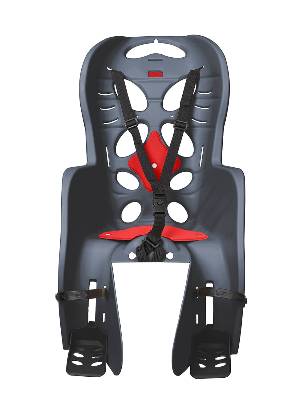 SEGGIOLINO GRIGIO ANTRACITE 3 SEGGIOLINO BICI BICICLETTA BAMBINO ATTACCO PORTAPACCHI 22Kg POSTERIORE GRIGIO 110fra - immagine 1