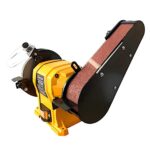 Smerigliatrice mola levigatrice combinata da banco nastro 250w 150mm 863ho - immagine 3