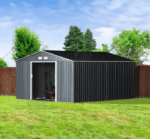 CASA CASETTA RIPOSTIGLIO CAPANNA BOX GIARDINO LAMIERA ATTREZZI 13 MQ 3,4x3,8 V01 - immagine 2