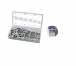 ASSORTIMENTO 195 PZ DADI AUTOBLOCCANTI DADO INSERTO AUTOBLOCCANTE BLOCCAGGIO 195 - immagine 2