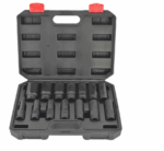 CASSETTA CHIAVI BUSSOLA BUSSOLE RINFORZATE 1/2" 14 PZ VALIGETTA 10 32 MM 313aw - immagine 2