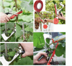 KIT 20 NASTRI LACCI ROSSI LEGATRICE PIANTE FIORI LEGATURA RAMI VITE VIGNA 615X - immagine 3