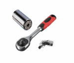 CHIAVE CHIAVI CRICCHETTO BUSSOLA UNIVERSALE DA 3/8 DALLA 7 ALLA 19 GATOR SOKET - immagine 2