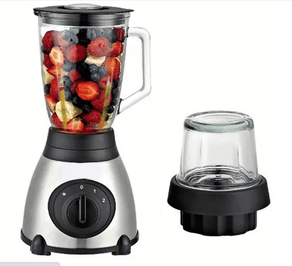 Schermata 2024-01-29 alle 16.11.21 FRULLATORE MISCELATORE 800 W IN ACCIAIO 1,5 BROCCA VETRO 2 IN 1 VELOCITA' 462ar - immagine 1