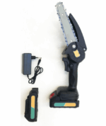 MINI MOTOSEGA BATTERIA ELETTROSEGA TAGLIA RAMI 24V POTA GIARDINO OLIO 6" 657ar - immagine 2